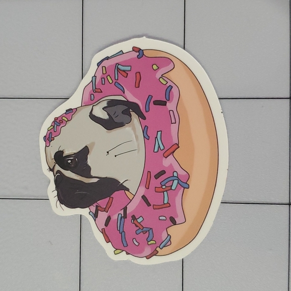 Pug Sticker - Picture 1 of 3